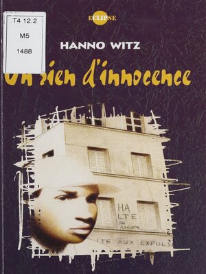cover image of Un rien d'innocence